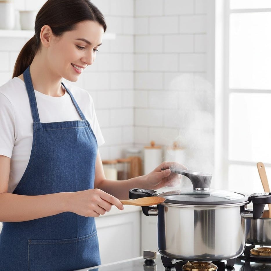MULTICOOK – Pentola a pressione in acciaio inossidabile a vapore micro per zuppe e stufati