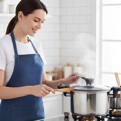 MULTICOOK – Pentola a pressione in acciaio inossidabile a vapore micro per zuppe e stufati