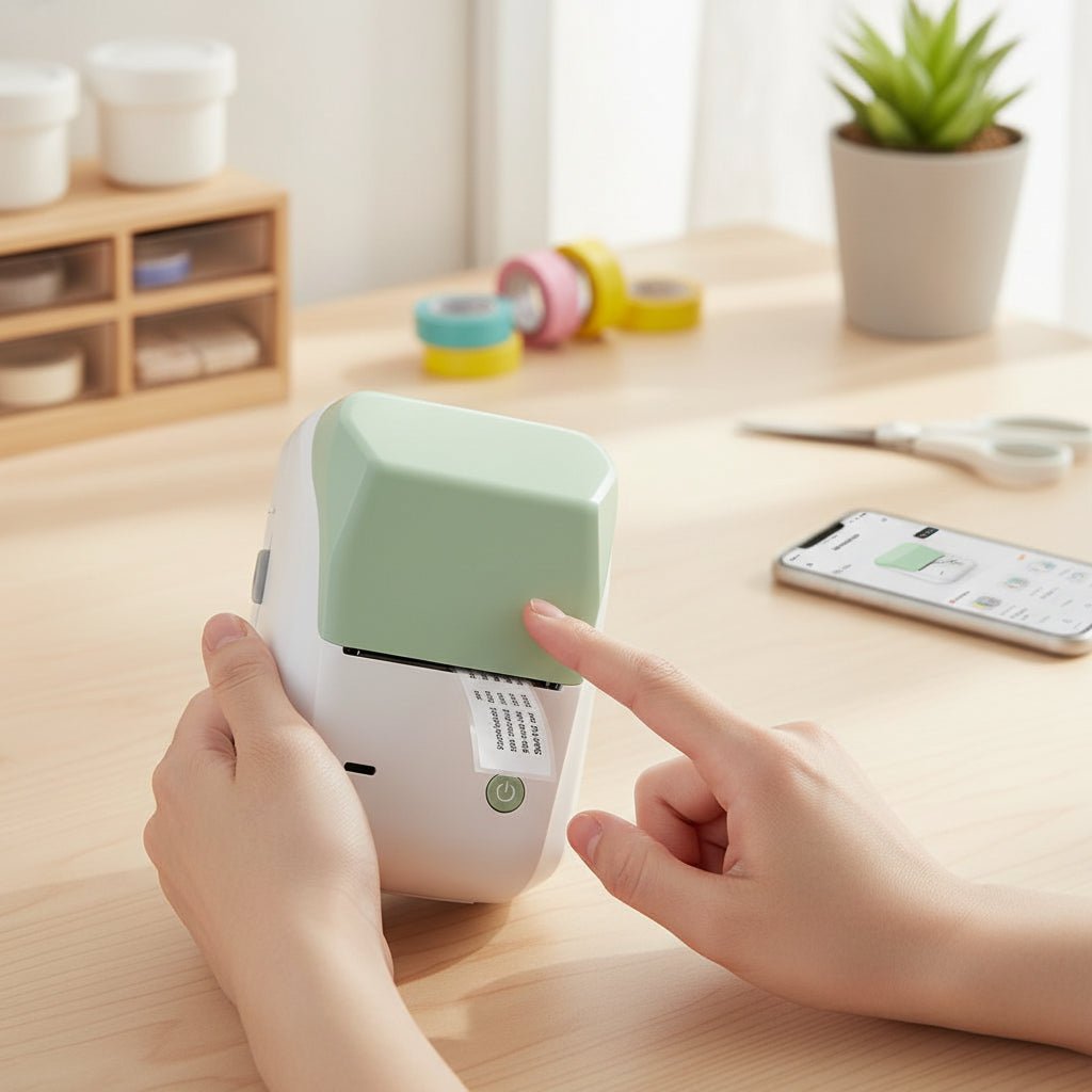 BLUETAG – Stampante di etichette Bluetooth senza inchiostro per stampa termica rapida