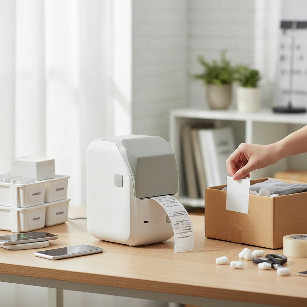BLUETAG – Stampante di etichette Bluetooth senza inchiostro per stampa termica rapida
