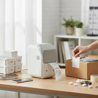 BLUETAG – Stampante di etichette Bluetooth senza inchiostro per stampa termica rapida