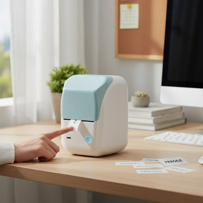 BLUETAG – Stampante di etichette Bluetooth senza inchiostro per stampa termica rapida