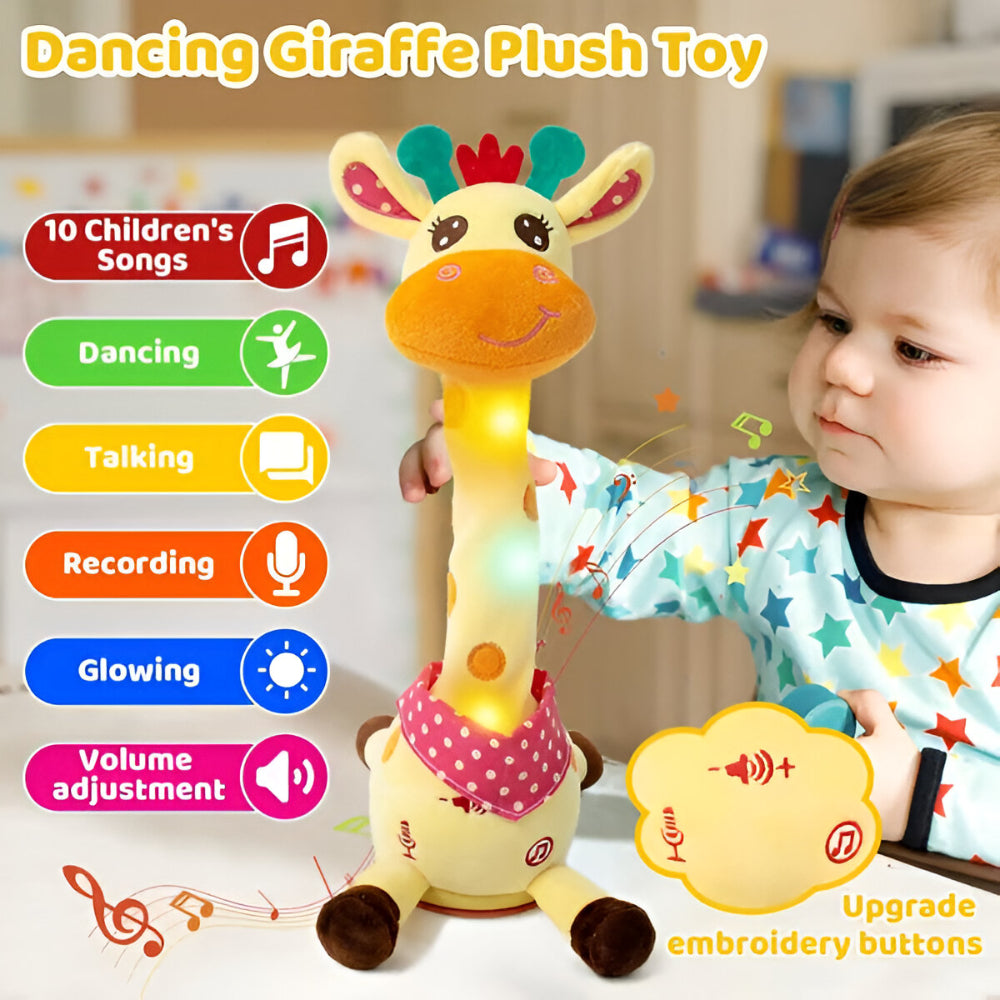 Peluche Giraffa Interattiva Cantante – Compagno Musicale per Bambini