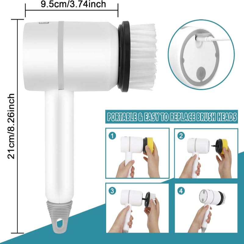 FlexScrub – Testine intercambiabili per tutte le superfici
