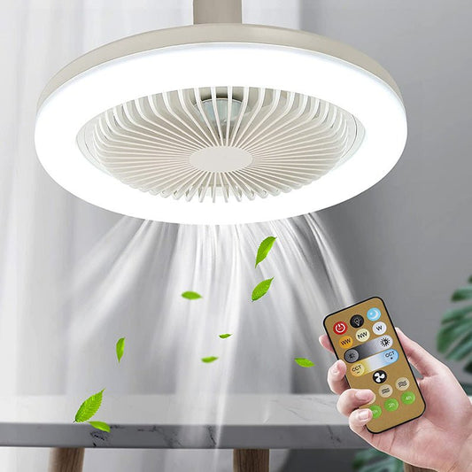 BREEZELIGHT – Ventilatore a soffitto con luce e telecomando