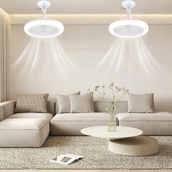 BREEZELIGHT – Ventilatore a soffitto con luce e telecomando