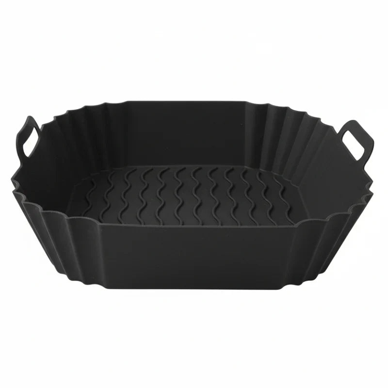 HEISSLUFTPRO – Inserto in silicone per friggitrice ad aria con maniglie per una cucina pulita e sicura