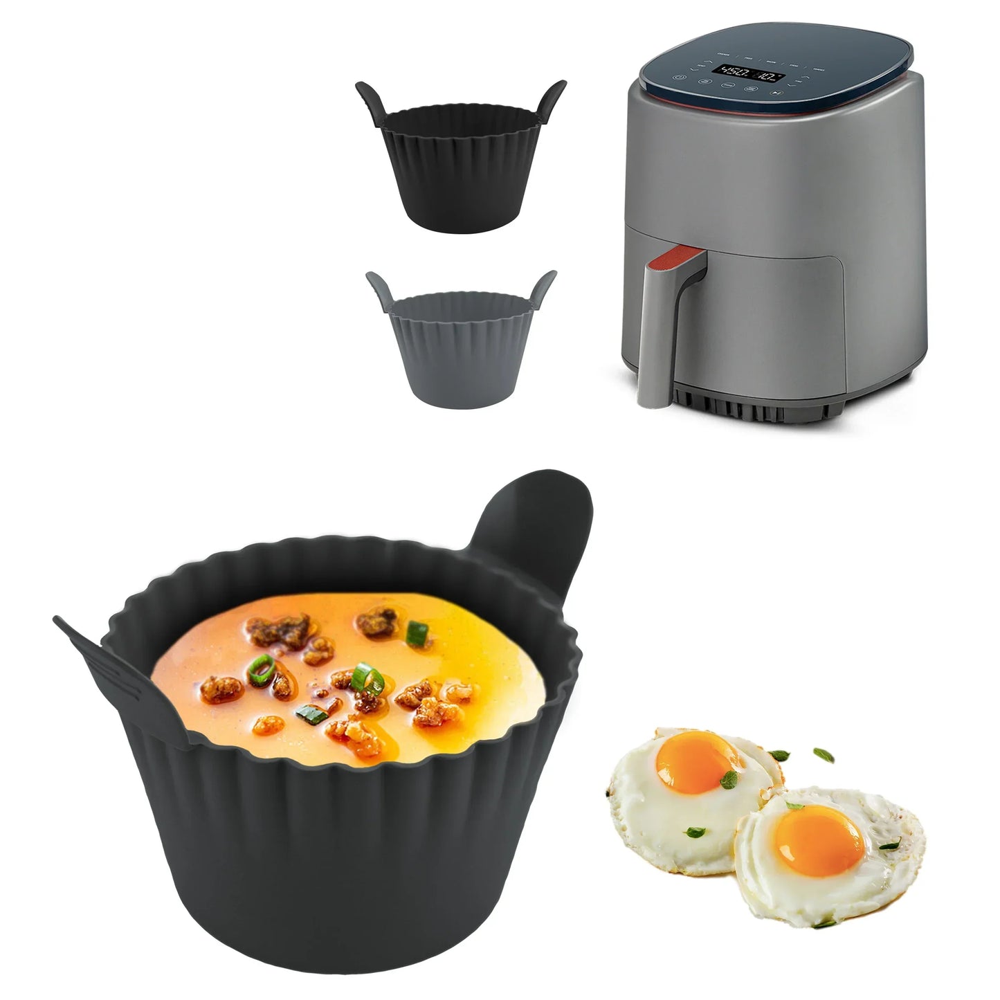 FRÜHFORM – Stampi per uova in silicone di alta qualità, antiaderenti e riutilizzabili, set di 6