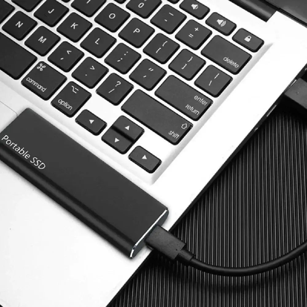 Disco SSD esterno portatile 1TB in alluminio rosso