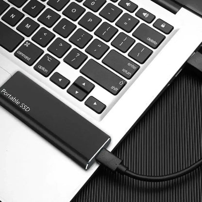 Disco SSD esterno portatile 1TB in alluminio rosso