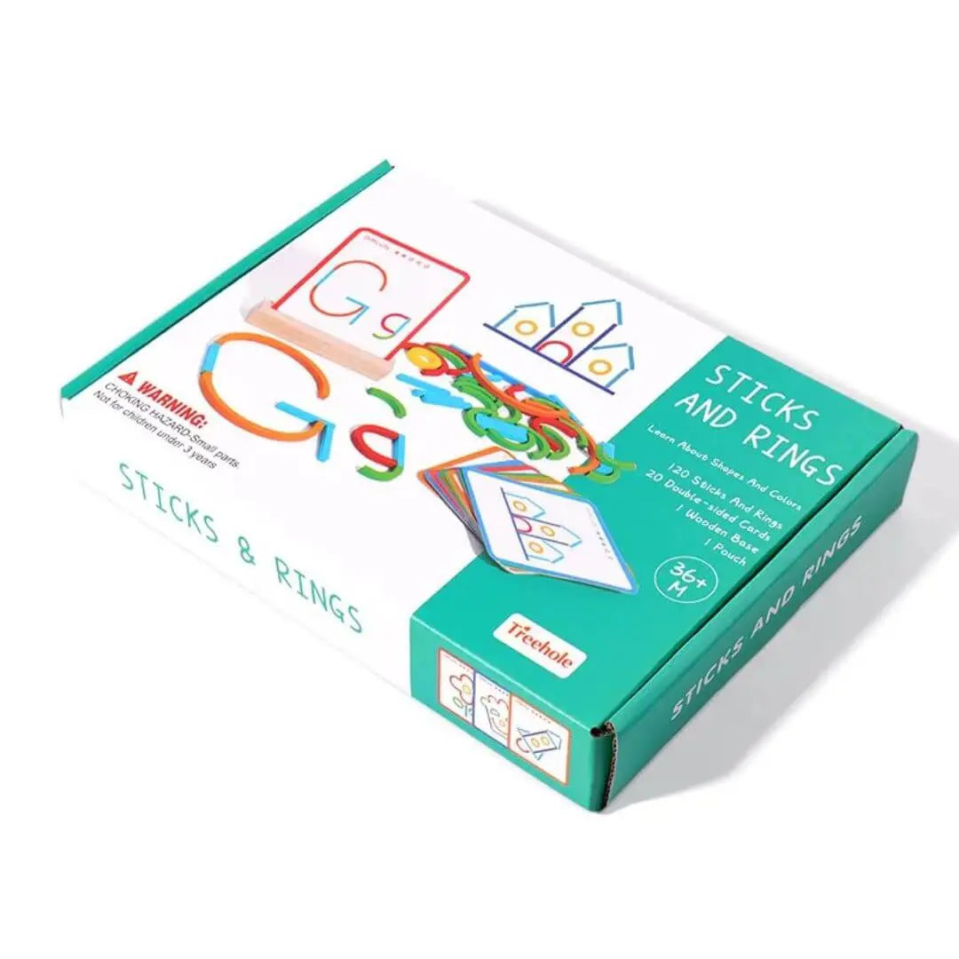 Puzzle Bambini Montessori – Sticks & Rings™