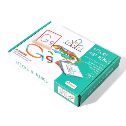 Puzzle Bambini Montessori – Sticks & Rings™