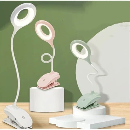LUMICLIP – Lampada da Lettura LED USB con Morsetto, Funzione Dimmer e Collo Regolabile