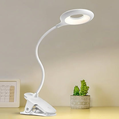 LUMICLIP – Lampada da Lettura LED USB con Morsetto, Funzione Dimmer e Collo Regolabile