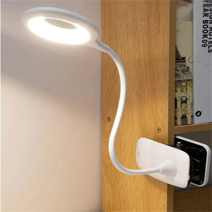 LUMICLIP – Lampada da Lettura LED USB con Morsetto, Funzione Dimmer e Collo Regolabile