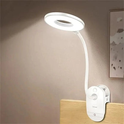 LUMICLIP – Lampada da Lettura LED USB con Morsetto, Funzione Dimmer e Collo Regolabile