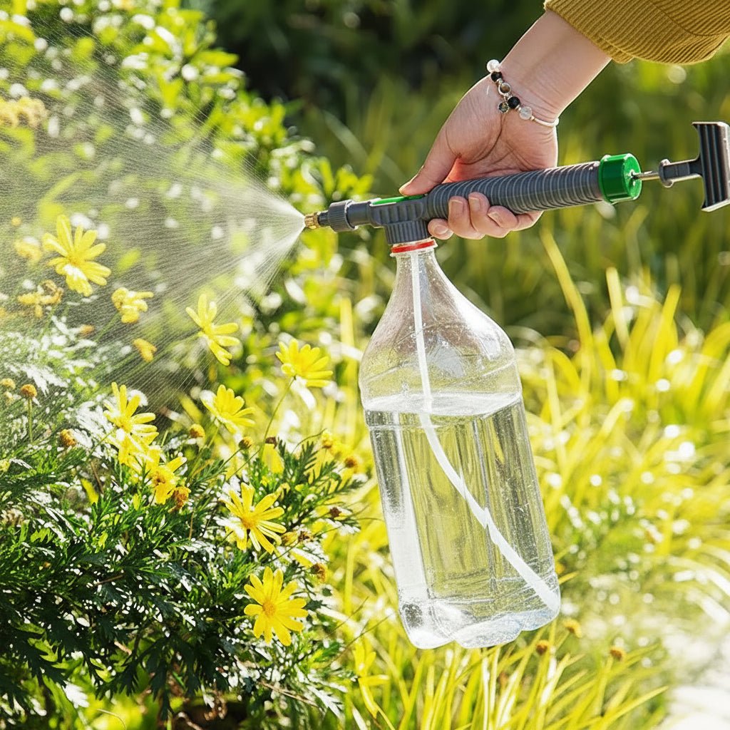 ECOFLEX SPRAY – Spruzzatore a bottiglia riutilizzabile a pressione d'aria a 360° per innaffiare il giardino