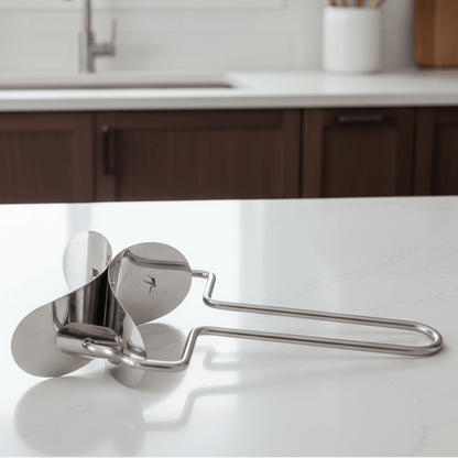 DOUGHLINE – Taglierina per impasti professionale e rullo con lama in acciaio inossidabile