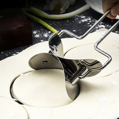 DOUGHLINE – Taglierina per impasti professionale e rullo con lama in acciaio inossidabile