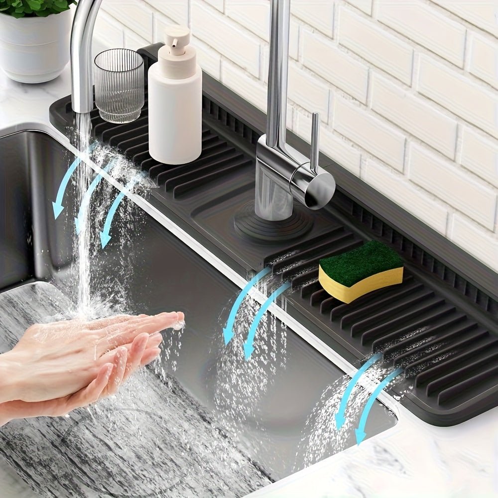 CLEANKITCH - Paraschizzi pratici per lavelli da cucina con drenaggio rapido