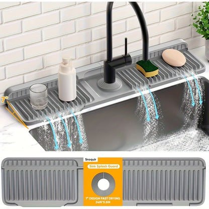 CLEANKITCH - Paraschizzi pratici per lavelli da cucina con drenaggio rapido