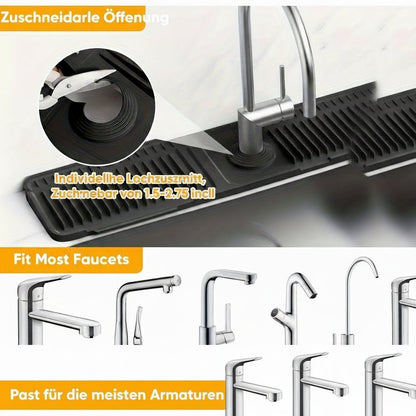 CLEANKITCH - Paraschizzi pratici per lavelli da cucina con drenaggio rapido
