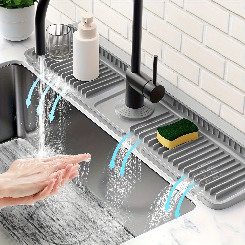 CLEANKITCH - Paraschizzi pratici per lavelli da cucina con drenaggio rapido