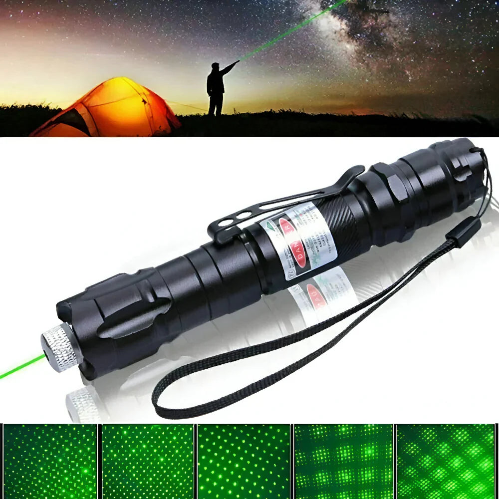 Dettaglio della batteria ricaricabile del Puntatore Laser