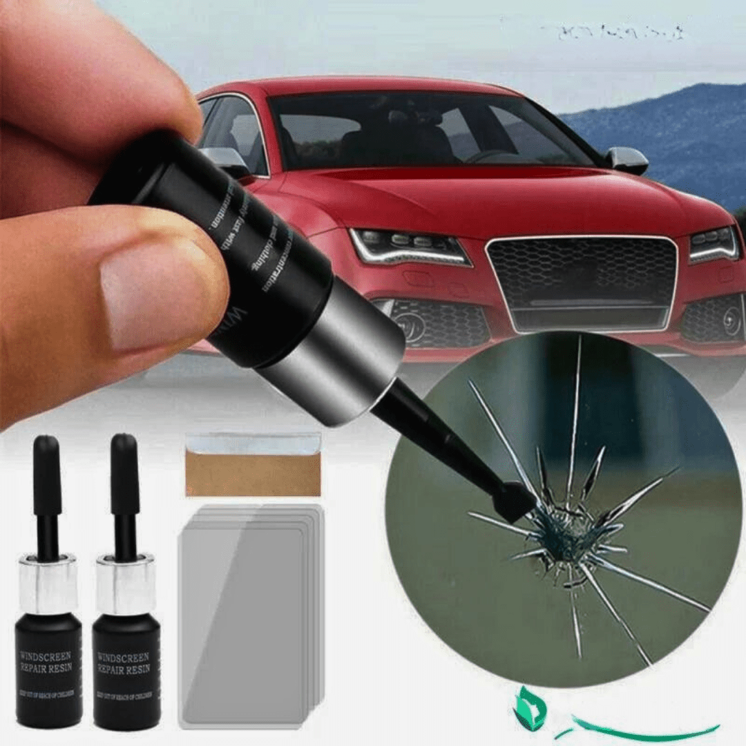 Kit riparazione parabrezza auto e graffi sui vetri - Facile da usare