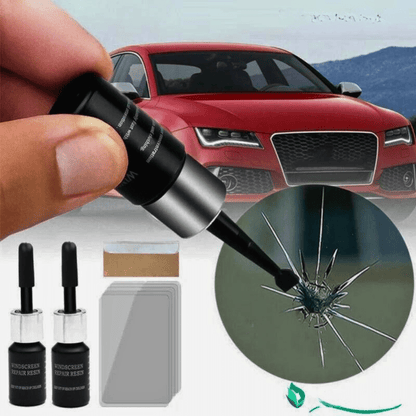 Kit riparazione parabrezza auto e graffi sui vetri - Facile da usare