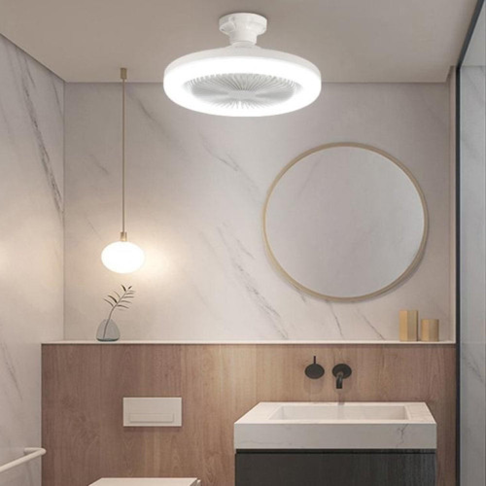 Dettaglio delle pale del ventilatore LED E27