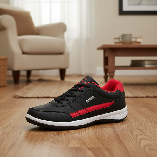 StrideLux – Scarpe da ginnastica ortopediche in pelle da uomo con un eccellente supporto
