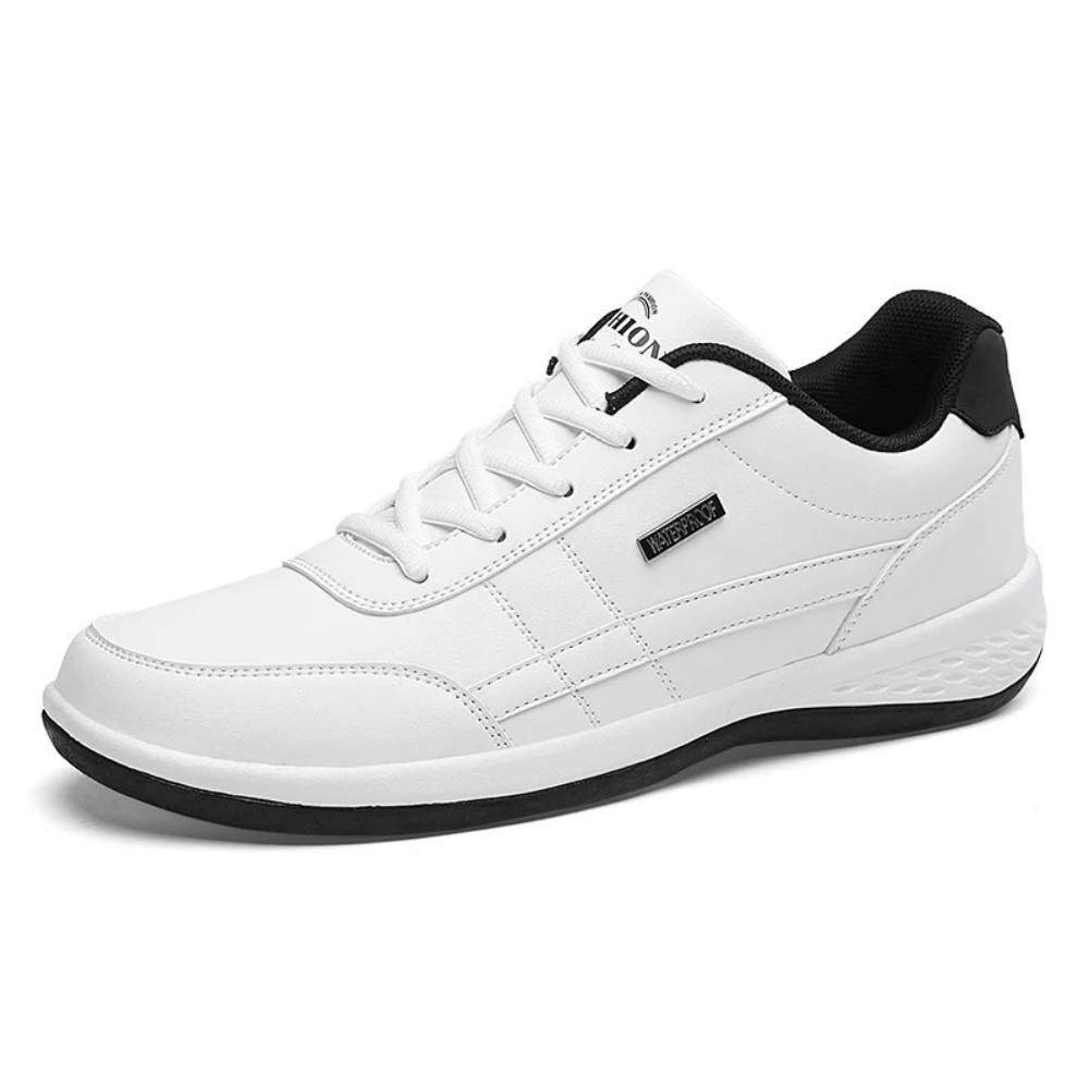 StrideLux – Scarpe da ginnastica ortopediche in pelle da uomo con un eccellente supporto