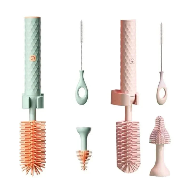 SmartBrush pulitore per bottiglie - pulizia automatica con setole in silicone per una vita quotidiana senza stress