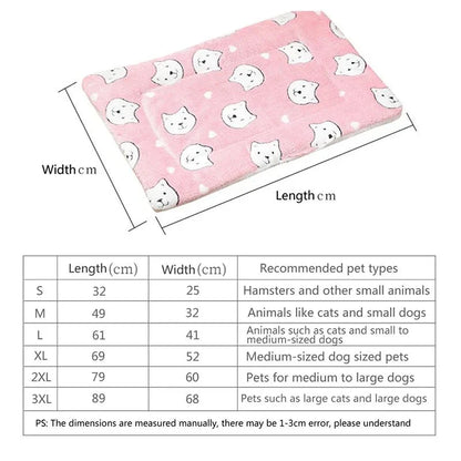 FLANNELPAW – Materassino caldo in flanella per cani e gatti