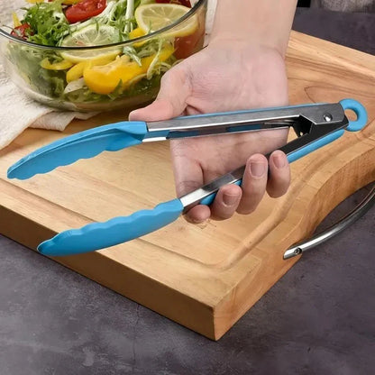 COOKTONG – Pinze da cucina e da servizio in acciaio inossidabile con manico antiscivolo