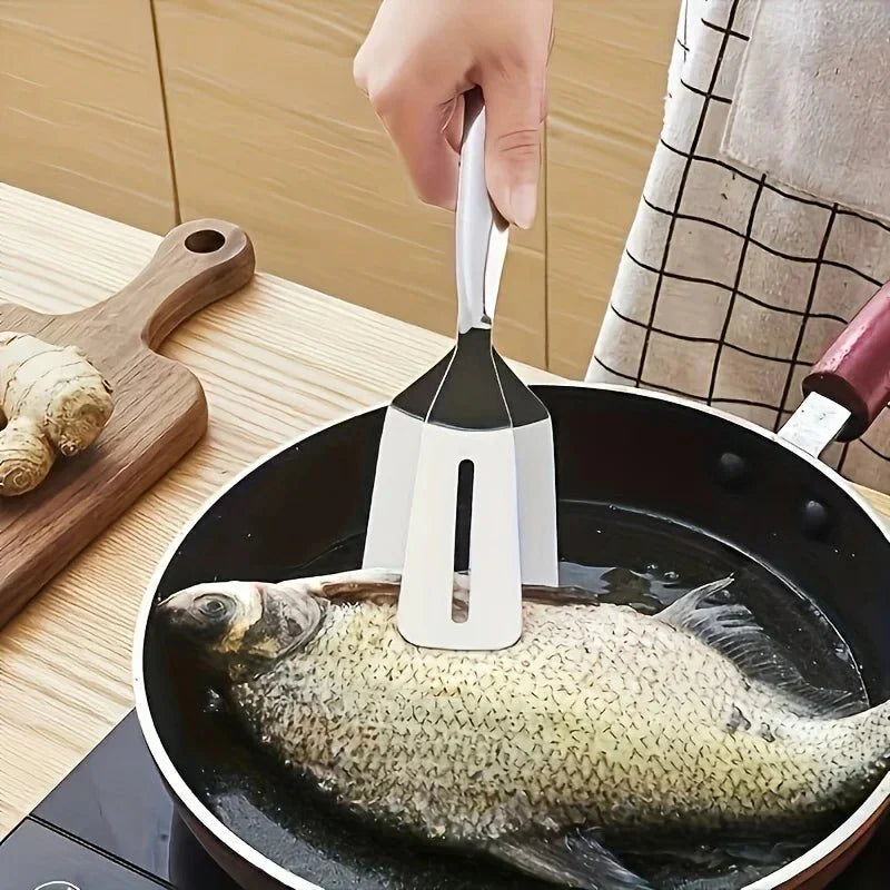 CLAMPSPAT – Spatola e pinze in acciaio inossidabile per barbecue e cucina