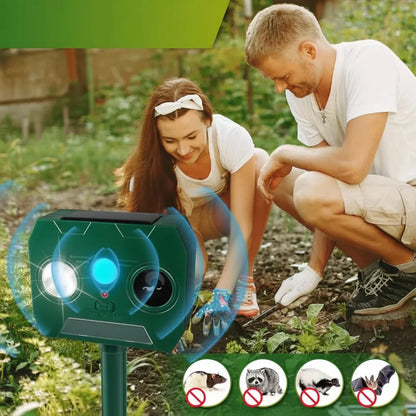 Repellente ultrasonico per animali - Protezione efficace contro gatti e cani
