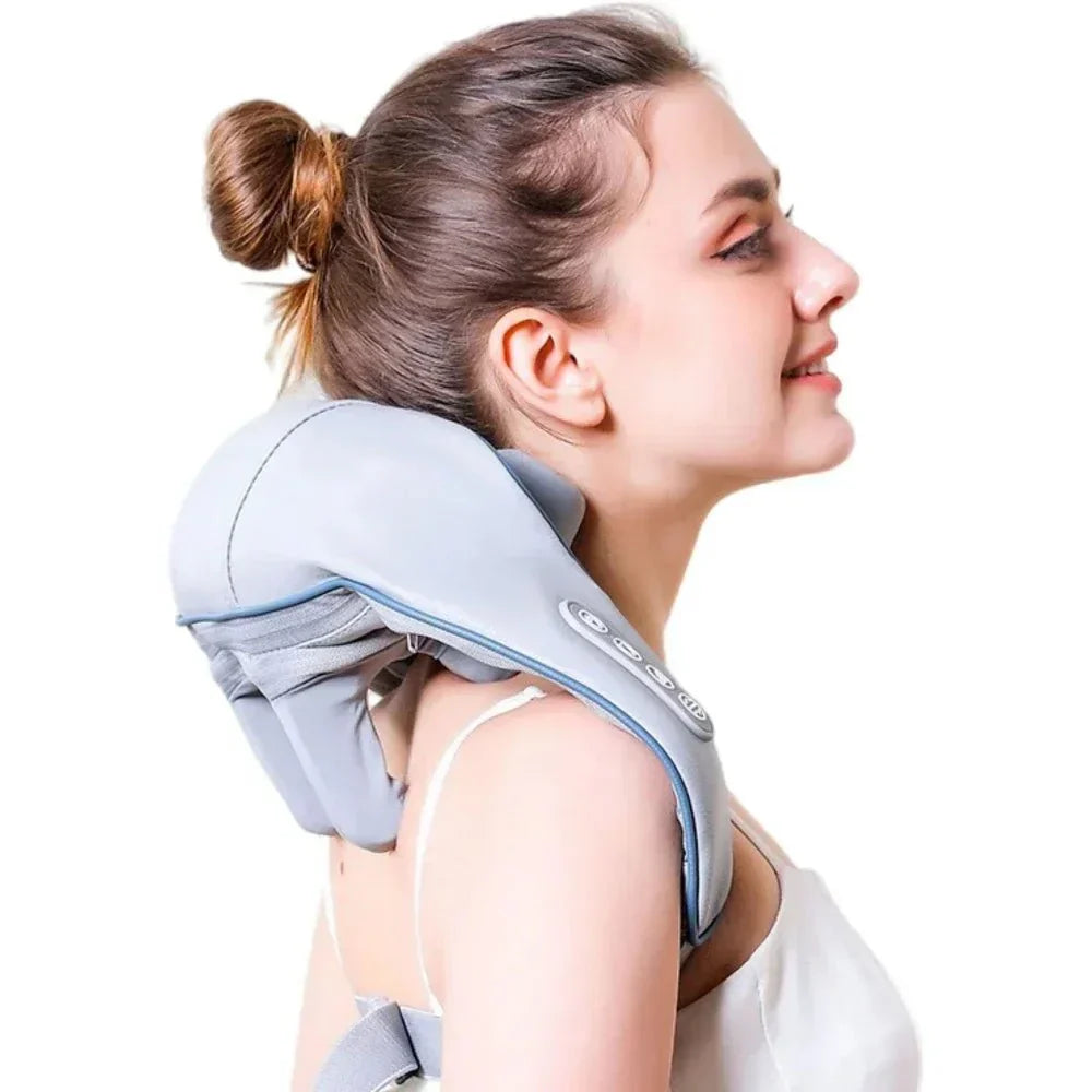 TRAPESHIELD – Massaggiatore elettrico shiatsu per collo e trapezio con pressione profonda