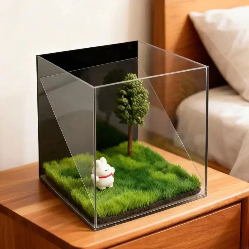 HOLOPET – Scatola dei Ricordi in Acrilico per Animali Domestici con Aspetto Olografico
