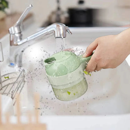 CHOPLUX – Tritatutto elettrico 4-in-1 per verdure, carne e aglio