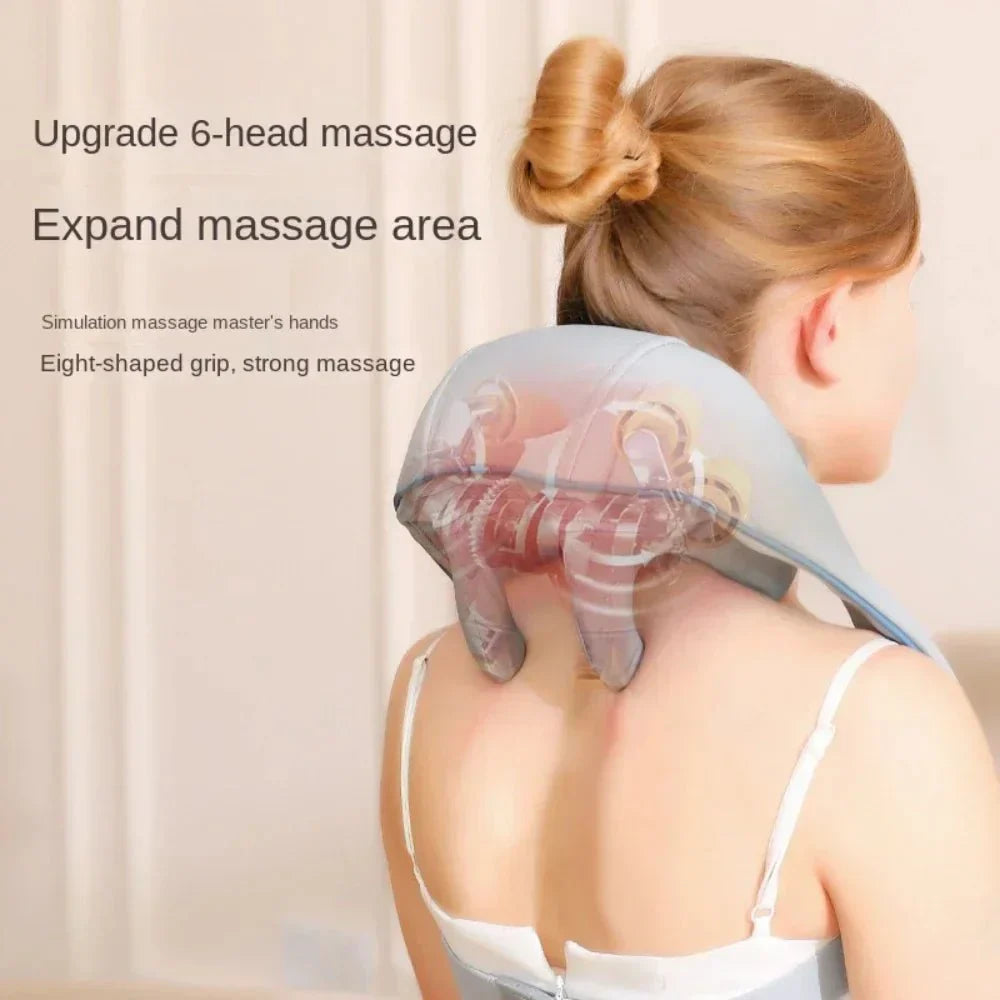 TRAPESHIELD – Massaggiatore elettrico shiatsu per collo e trapezio con pressione profonda