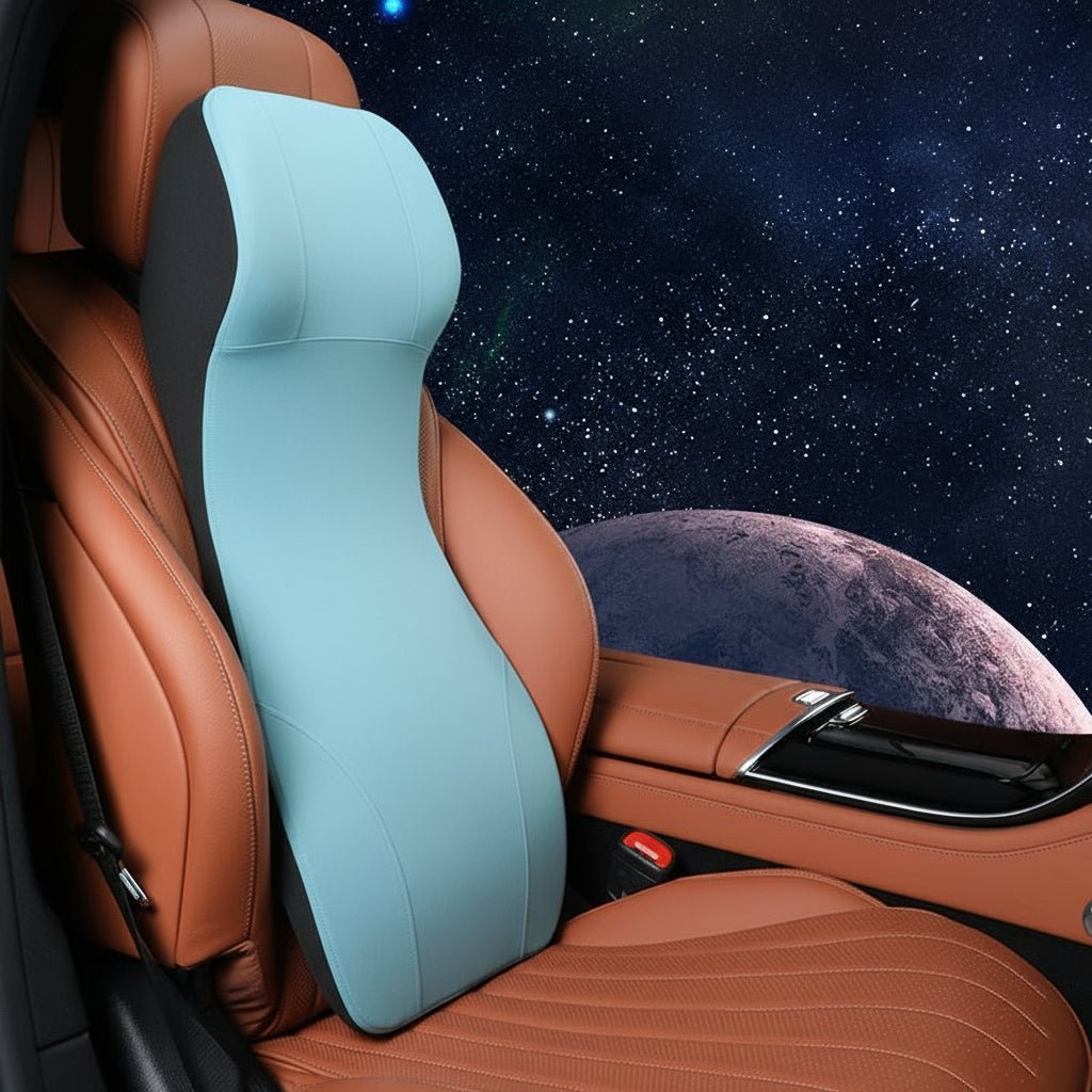 ERGOCARVE – Supporto integrato per collo e lombare dell'auto realizzato in memory foam