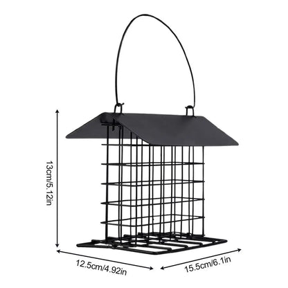 BIRDNESTER – Alimentatore per uccelli appeso con tetto resistente alle intemperie