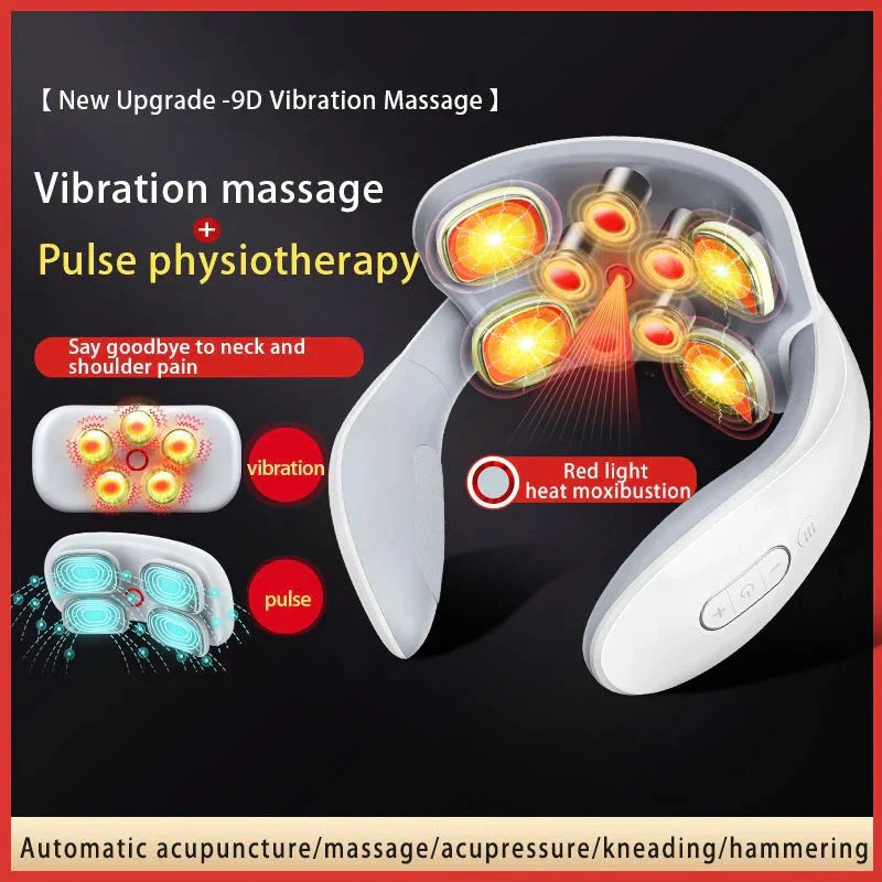 NECKVIBE – Dispositivo per il collo con vibrazione intelligente e riscaldamento per un profondo rilassamento