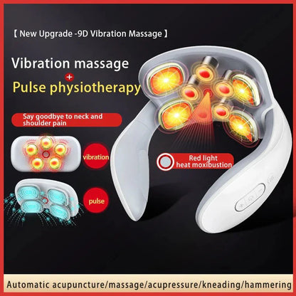 NECKVIBE – Dispositivo per il collo con vibrazione intelligente e riscaldamento per un profondo rilassamento