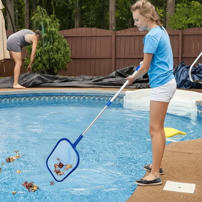 POOLPRO – Set completo per la pulizia della piscina con asta in alluminio