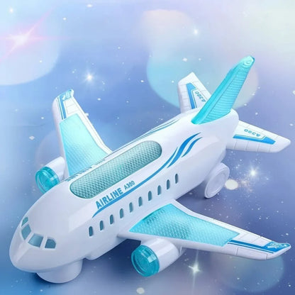 SPINJET – aereo giocattolo LED elettrico con rotazione a 360° e musica