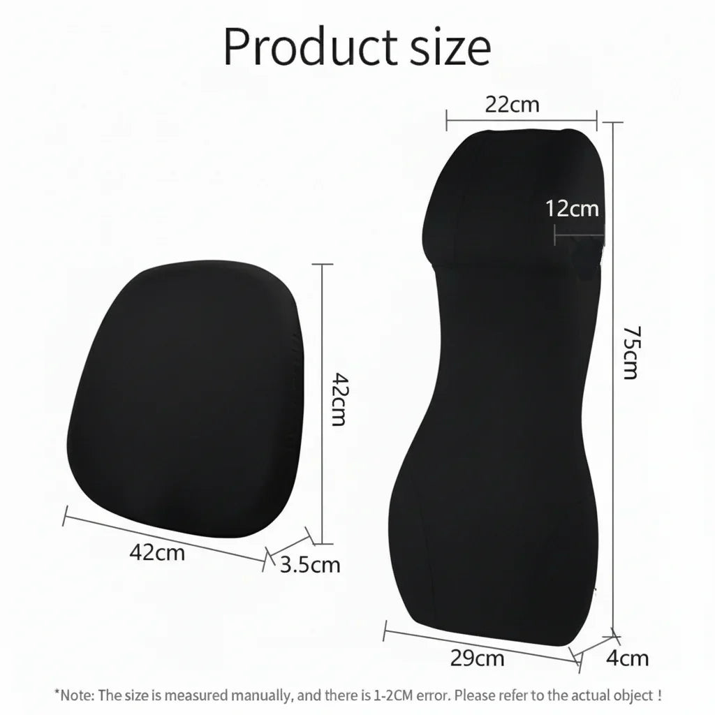 ERGOCARVE – Supporto integrato per collo e lombare dell'auto realizzato in memory foam