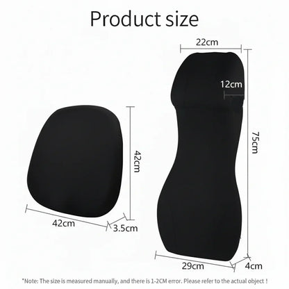 ERGOCARVE – Supporto integrato per collo e lombare dell'auto realizzato in memory foam